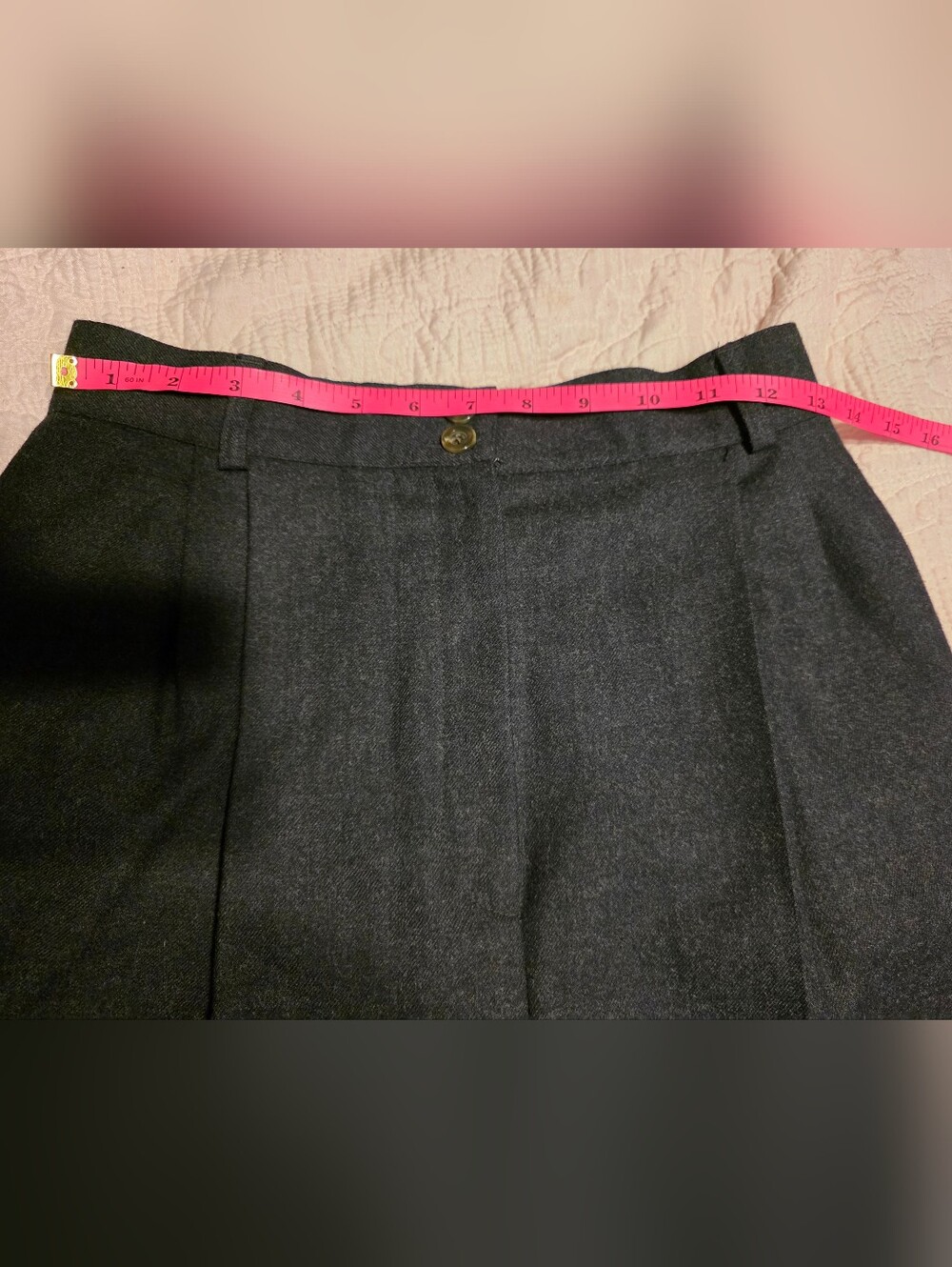 Harve Benard Dark Grey High-Rise Tailored Trousers - Picture 2 of 5
